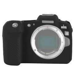カメラ保護カバー シリコン ソフト保護ケース防塵滑り止めシェル 耐衝撃カメラカバープロテクター Rカメラ用 (ブラック)