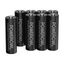POWEROWL単3形充電式ニッケル水素電池8個セット大容量自然放電抑制環境保護(2800mAh、約1200回循環使用可能)|詳細画像