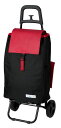 レップ(Rep)Cocoro(コ・コロ)ショッピングカートバイカラーカートセットブラックxレッド40L荷物フック無地折り畳み式ポケット収納保冷保温エコバッグ買い物おしゃれ可愛いシンプル便利コ…