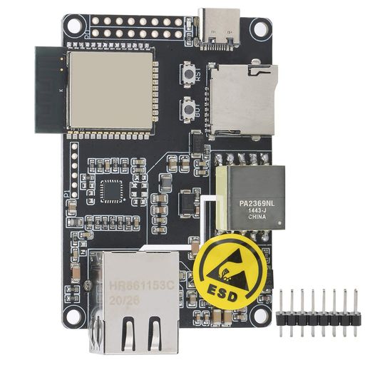 ハードウェアイーサネットアダプタTINTERNETPOE ESP32LAN8720Aチップイーサネットアダプタ拡張ボードプログラマブルハードウェア