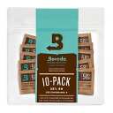 BOVEDA ハーブ ストレージ用 58-RH 2-ウェイ 湿度 コントロール サイズ 8 保護 最大 1オンス (30 グラム) フラワー 予防 テルペン ロス オーバー 乾燥 と 成形 10-カウント 再シール バッグ 10