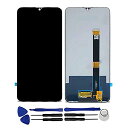 OYOGOppoA7AX7CPH1901LCD画面修理交換用タッチパネル液晶パネルガラススクリーン修理パーツデジタイザ修理工具セット付き(黒)