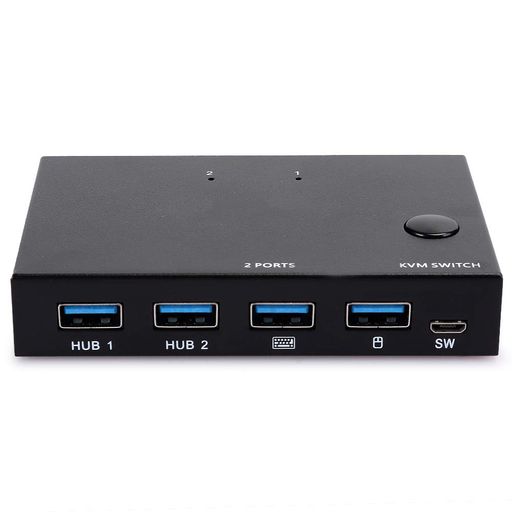 HDMI SPLITTER SWITCHER - 4K 2 IN 1 OUT USB COMPUTER ACCESSORIES - FOR MOUSE/KEYBOARD - FOR OFFICES COMPUTER ROOMS MONITORING