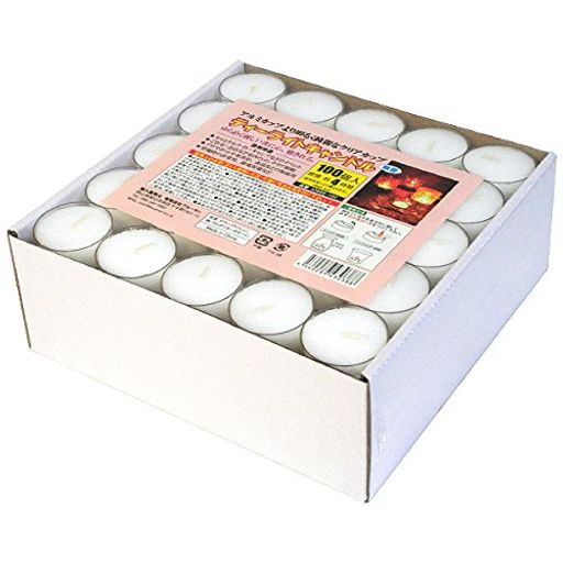 ティーライトキャンドルクリアカップ燃焼約4時間100個ティーキャンドルロウソクろうそく