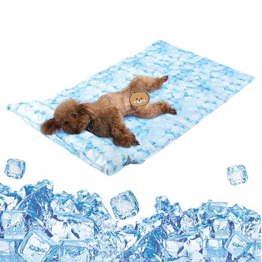 Peto-Raifuひんやりマット枕付きジェルマットペットクールマットひんやりシート犬猫ペット用品夏用ひえ..