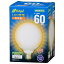 オーム電機 LED電球 ボール球形(60形相当/720LM/電球色/G95/E26/全方向配光240°/密閉形器具対応) LDG6L-G AG23