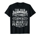 1963年9月 THE MAN MYTH LEGEND 60歳 誕生日 Tシャツ