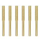 LOYELEY 軸付ダイヤモンド砥石 ダイヤモンドバー 円筒形 Φ4MM×3MM 6本セット 研磨研削研削盤チェーン チェーンソー研削ヘッド 切れ味を発揮 チェ...