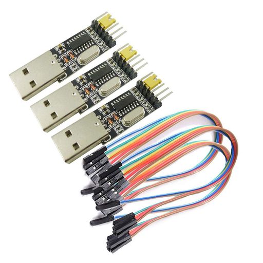 KKHMF3個CH340モジュールSTCマイクロコントローラーダウンロードUSBターンTTLシリアル