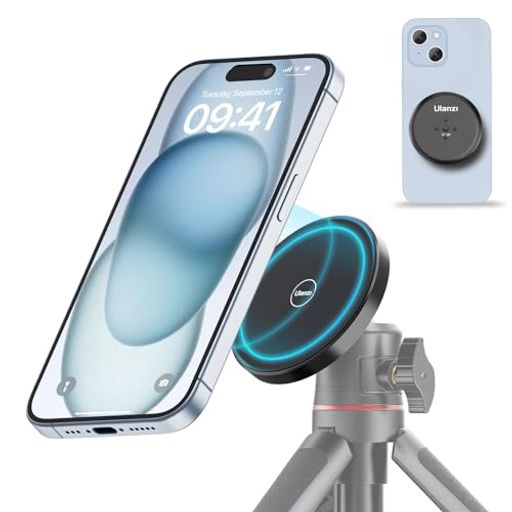 Ulanzi三脚マウントMagSafeに対応スマホホルダー磁気マグネット式1/4インチネジ穴マウント三脚用アクセサリーiPhoneに対応マグセーフ式アクセサリー超強力磁力スマホ撮影スマートフォン三… Ulanzi三脚マウントMagSafeに対応スマホホルダー磁気マグネット式1/4インチネジ穴マウント三脚用アクセサリーiPhoneに対応マグセーフ式アクセサリー超強力磁力スマホ撮影スマートフォン三…
