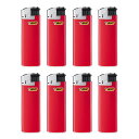 BICジャパン ビック(BIC) ライター J38 電子式 使い捨て レッド 8本セット J38E-RED8P(4)