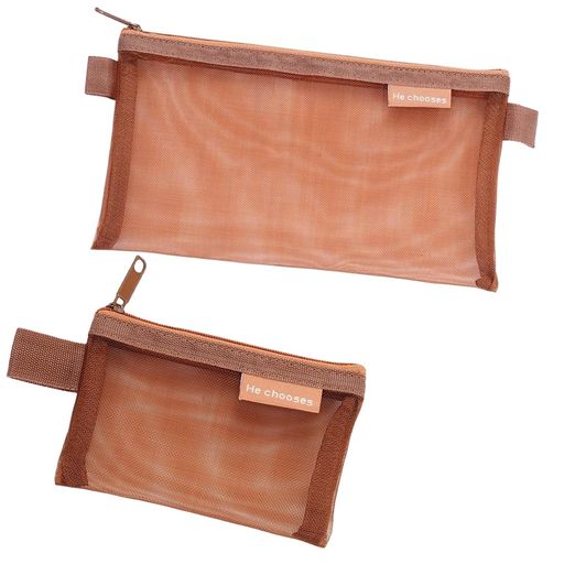 BLOOPICポーチ小さめトラベルポーチ2個セットガジェットポーチ小型小物入れメイクポーチ小さめメッシュ..