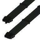 LINKUP - AVA 600W PCIE 5.0 12VHPWR 16PIN (12+4) AWG16 大電流 電源ユニットケーブル - 70CM (黒) ...