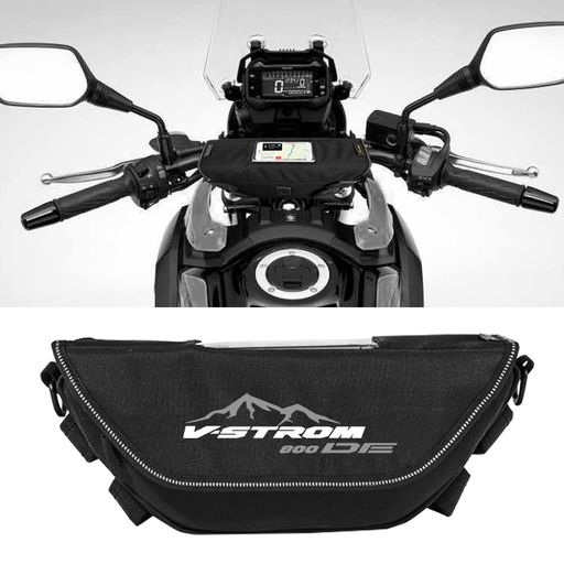 RAIMTO適用V-STORM 800DE V-STROM 800DE 2023新しい防水バイクハンドルバーナビゲーショントラベルバッグ(灰です)