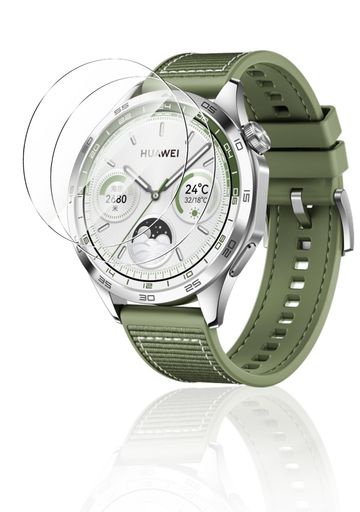 MAXKU HUAWEI WATCH GT 4 46MMガラスフィルム WATCH GT4 46MM液晶保護フィルム HUAWEI WATCH GT 4 フィルム 2023 WATCH GT 4保護フィルム46MM 日本旭硝子素材採用 高透過率 薄型