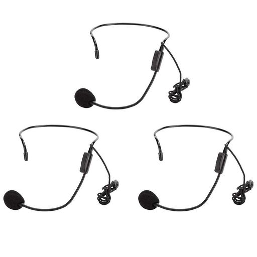 拡声器用マイク 3個 3.5MMネジプラグ 有線ヘッドコンデンサーマイク ヘッドセットマイク ショッピングガイドガイダー用 アンチノイズ機能 拡声器 有線タイプ 教育/スピーチに適用 拡声器用マイク 3個 3.5MMネジプラグ 有線ヘッドコンデンサーマイク ヘッドセットマイク ショッピングガイドガイダー用 アンチノイズ機能 拡声器 有線タイプ 教育/スピーチに適用