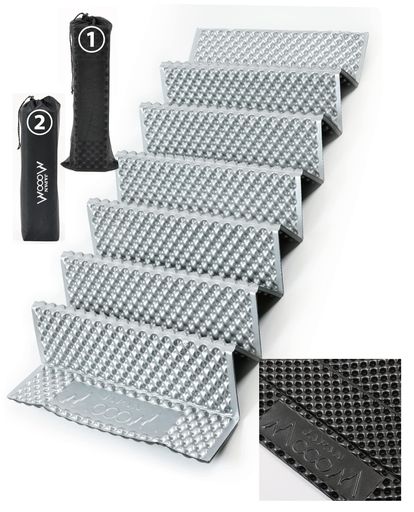 【MoooMJAPAN】モームジャパンキャンプマットアウトドアマット極厚20mmレジャー銀マット車中泊防災収納..