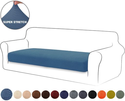 TIANSHUソファー座面カバー3人掛けソファークッションカバー無地縦横弾力ストレッチフィットタイプ滑り..