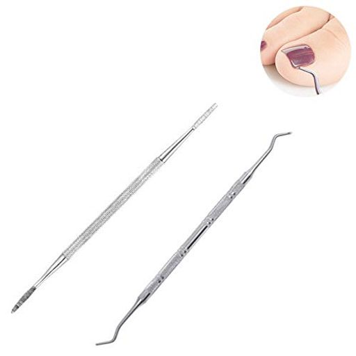 爪垢取り爪アカツメ垢爪ごみとり巻き爪フック陥入爪ツールステンレス製爪の隙間ごみ取り棒手指足指(2点..