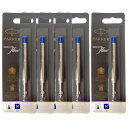 パーカーPARKERボールペン替え芯クインクフローQUINKFLOWリフィールブルーM・中字1.0mm5本セット1950371S0909480