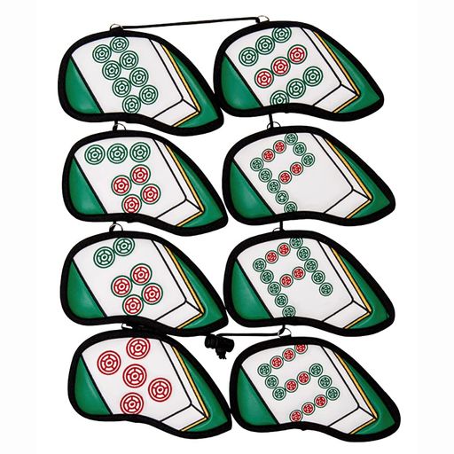 リンクス(linkx)麻雀アイアンカバー8個セット筒子(ピンズ)ヘッドカバー(#5-9PAS)