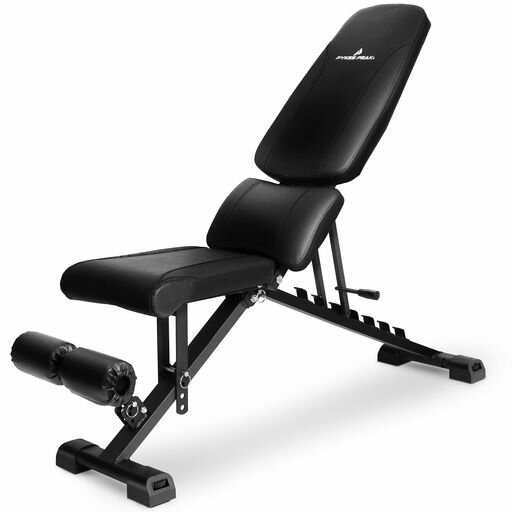 PYKESPEAK(パイクスピーク)トレーニングベンチインクラインベンチ耐荷重330kg折り畳み角度調節収納便利..