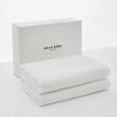 CallaAngelNewYork【エジプト超長綿GIZA86100%】大判高級バスタオル2枚組高吸水柔らかい甘撚り厚手無地上質コットンOEKO-TEX認証ホテル仕様ギフト白箱入り〔約68x138cm〕ホワイト