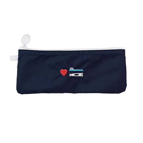 2nul Toothbrush Pouch 歯ブラシポーチ メッシュ 歯ブラシケース アッシュネイビー