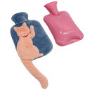 【最速配送】【全国送料無料】湯たんぽ 猫 お湯 ゆたんぽ 冷え対策 防寒グッズ エコ 省エネ カバー付き (オレンジ)