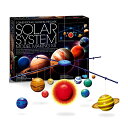 \ マラソン中半額クーポン /3D太陽系モデルモビール作成キット 宇宙 プラネタリウム 4M 実験キット 工作キット インテリア 惑星 模型 動く 科学学習 天...