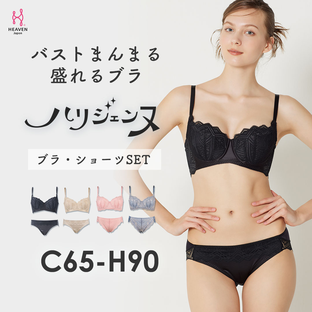 【返品交換0円】ハリジェンヌ ブラジャー ショーツ セット | ブラ 脇肉 下着 バストアップブラ 育乳 上下セット ブラセット 盛れる 脇肉ブラ 補正下着 セ...