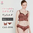 【返品交換0円】ビスチェリーナ ブラ・ショーツSET CDEFGHカップ 2025バレンタイン限定デザイン「DECORATION」 | Cカップ Dカップ Eカ...