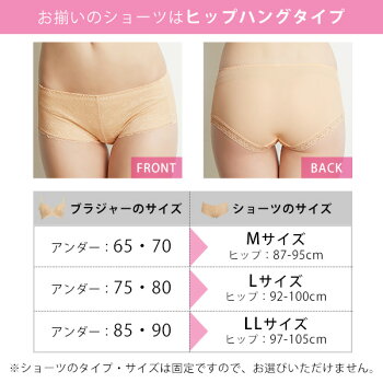 ショーツサイズ表
