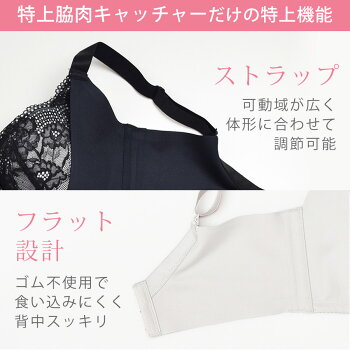 特上脇肉キャッチャー脇高ブラ脇肉背中すっきり(育乳ブラブラジャーバストアップブラ育乳ブラ大きいサイズ補正ブラ胸垂れ響かない谷間肉バスト導き背中補正パンツ夏着やせ補正バストアップひびかないランジェリー育乳ブラジャー