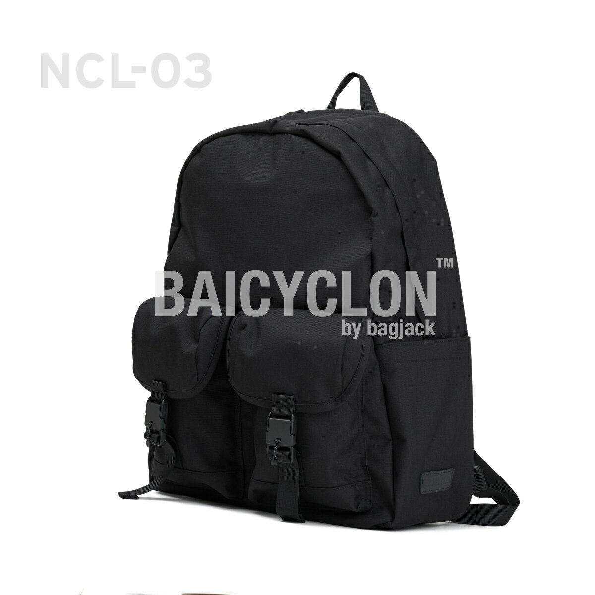 バイシクロン バックパック NCL-03 デイ バッグ リュック サック PC 通勤 出張 ナイロン コーデュラ ビジネス ビジカジ ミニマル アーバン 都市 デザイン 鞄 洗練 型押 革 ブラック 黒 AIR TIGHTNESS BAICYCLON by bagjack NEXT CORE LINE BACK PACK DAY BAG RUCK SACK BLACK