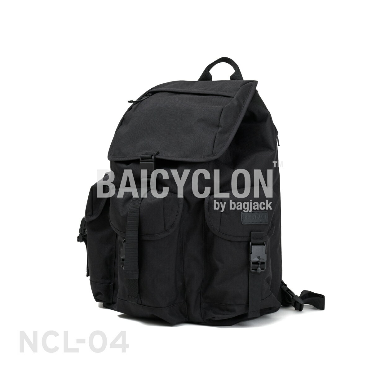 バイシクロン バックパック NCL-04 デイ バッグ リュック サック PC 通勤 出張 ナイロン コーデュラ ビジネス ビジカジ ミニマル アーバン 都市 デザイン 鞄 洗練 型押 革 ブラック 黒 AIR TIGHTNESS BAICYCLON by bagjack NEXT CORE LINE BACK PACK DAY BAG RUCK SACK BLACK