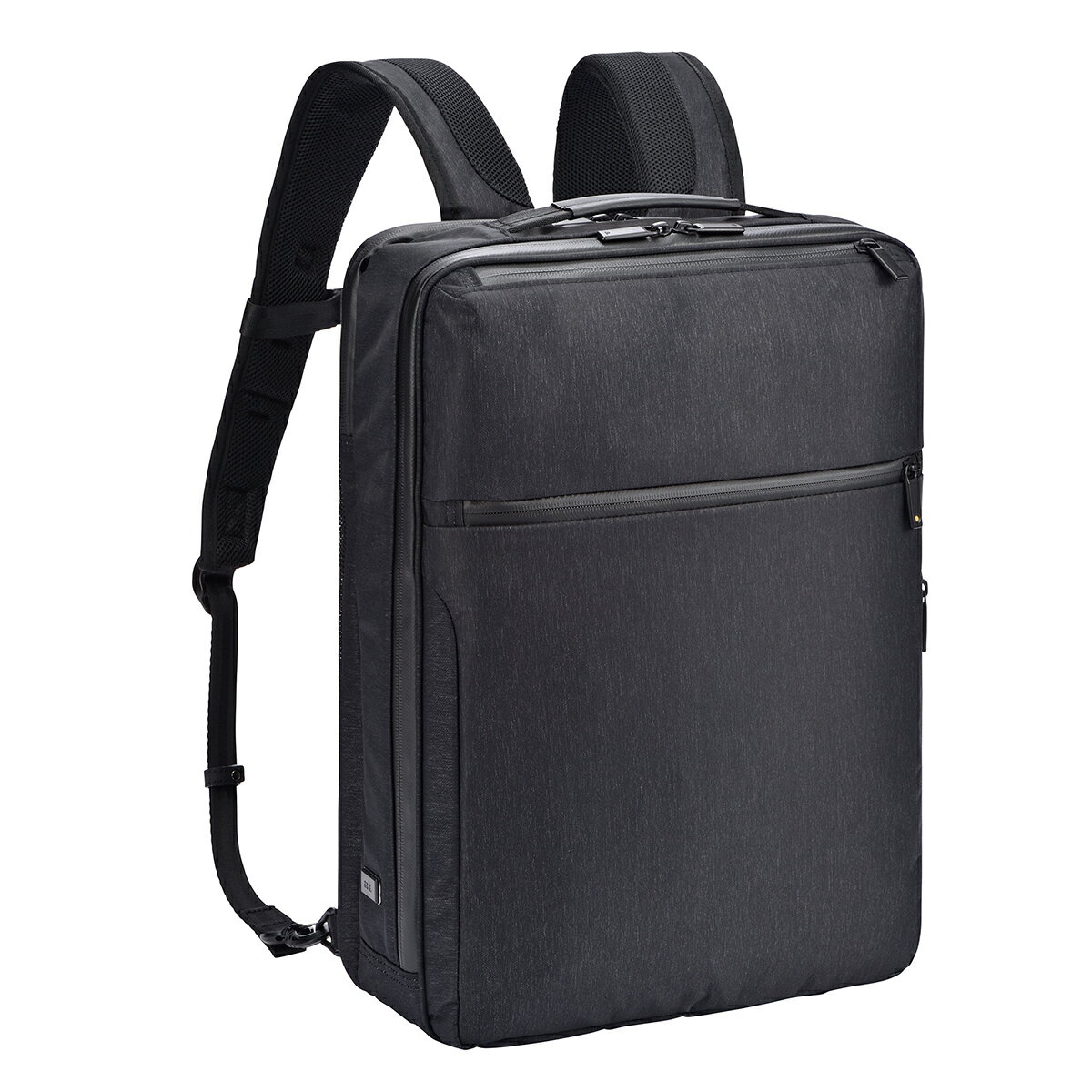 エース ジーン レーベル ace. GENE LABEL ガジェタブルヘザー GADGETABLE HEATHER DAY PACK BACK PACK バックパック リュックサック メンズ レディース ユニセックス 2気室 ノートパソコン ラップトップ PC B4 スリム ビジネス ace lac0062983-0010 BLACK ブラック 黒