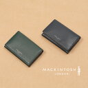 マッキントッシュ ロンドン MACKINTOSH LONDON コンフォート COMFORT 名刺入れ CARD CASE スムース ソフト シンプル ミニマル 社会人 ビジネス スーツ オフィス カード メンズ ユニセックス 上品 ケース 革 小物 laj5060051 GREEN NAVY 緑 紺 グリーン ネイビー