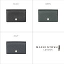 マッキントッシュ ロンドン MACKINTOSH LONDON メダル MEDAL 名刺入れ CARD CASE 牛革 シュリンク 型押し ソフト シンプル 社...