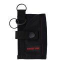 ブリーフィング BRIEFING KEY CASE MW GEN 2 キー ケース ミニ ポーチ コンパクト 鍵 小銭 カード ミニマル シンプル SMALL MINI POUCH CASE カジュアル メンズ レディース ユニセックス コーデュラ オリジナル素材 エコ スマート 収納 lbr0233037-0010 BLACK ブラック 黒