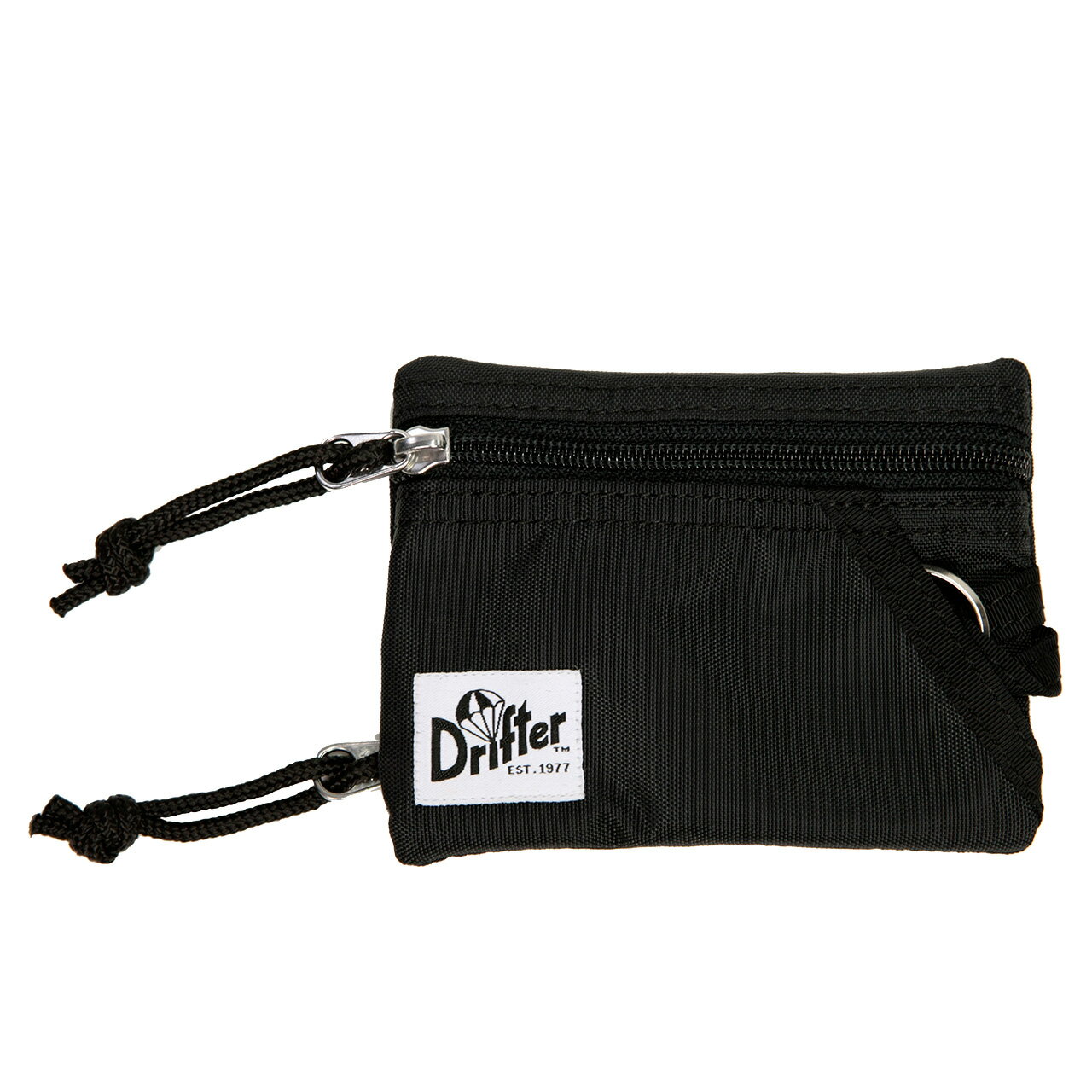 ドリフター ドリフター DRIFTER キー コイン ポーチ KEY COIN POUCH DFV023001 小銭 鍵 カード パス マルチ ケース 定期 IC ID Suica PASMO 財布 ミニ コンパクト シンプル カジュアル ナイロン メンズ レディース ユニセックス lho0000230-0010 BLACK ブラック 黒