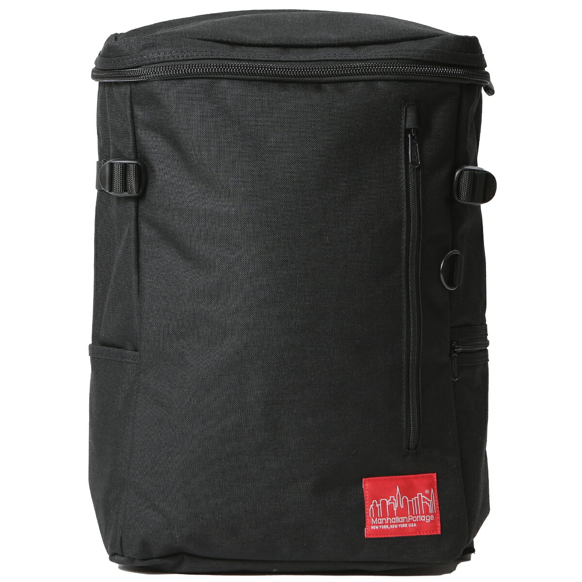 マンハッタン ポーテージ Manhattan Portage Navy Yard Backpack バックパック リュック デイパック ボックス ベーシック スクール スポーツ メンズ レディース ユニセックス カジュアル コーデュラ 通勤 通学 シンプル ナイロン lim0223101-0010 ブラック Black 黒