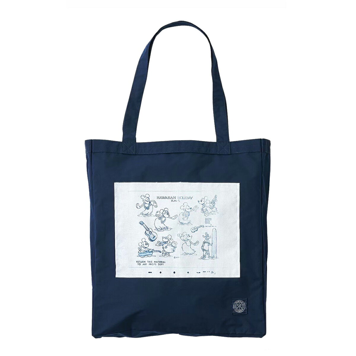 楽天ILS WEB SHOPポータークラシック Porter Classic ディズニー ハワイアン ホリディ DISNEY HAWAIIAN HOLIDAY トート バッグ TOTE BAG ミッキーマウス MICKEY MOUSE レトロ シンプル コラボ レア メンズ レディース ユニセックス MADE IN JAPAN 日本製 lpc0262171-0060 NAVY ネイビー 紺