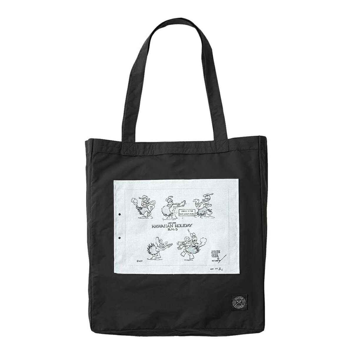 楽天ILS WEB SHOPポータークラシック Porter Classic ディズニー ハワイアン ホリディ DISNEY HAWAIIAN HOLIDAY トート バッグ TOTE BAG ドナルドダック DONALD DUCK レトロ シンプル コラボ レア メンズ レディース ユニセックス MADE IN JAPAN 日本製 lpc0262172-0010 BLACK ブラック 黒