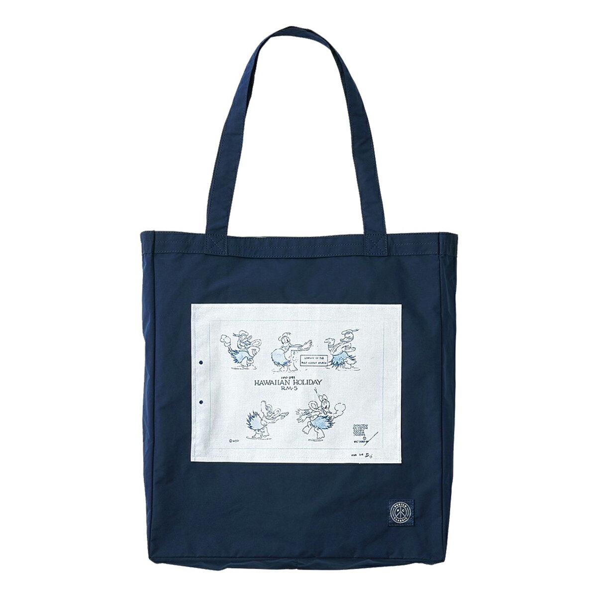 楽天ILS WEB SHOPポータークラシック Porter Classic ディズニー ハワイアン ホリディ DISNEY HAWAIIAN HOLIDAY トート バッグ TOTE BAG ドナルドダック DONALD DUCK レトロ シンプル コラボ レア メンズ レディース ユニセックス MADE IN JAPAN 日本製 lpc0262172-0060 NAVY ネイビー 紺