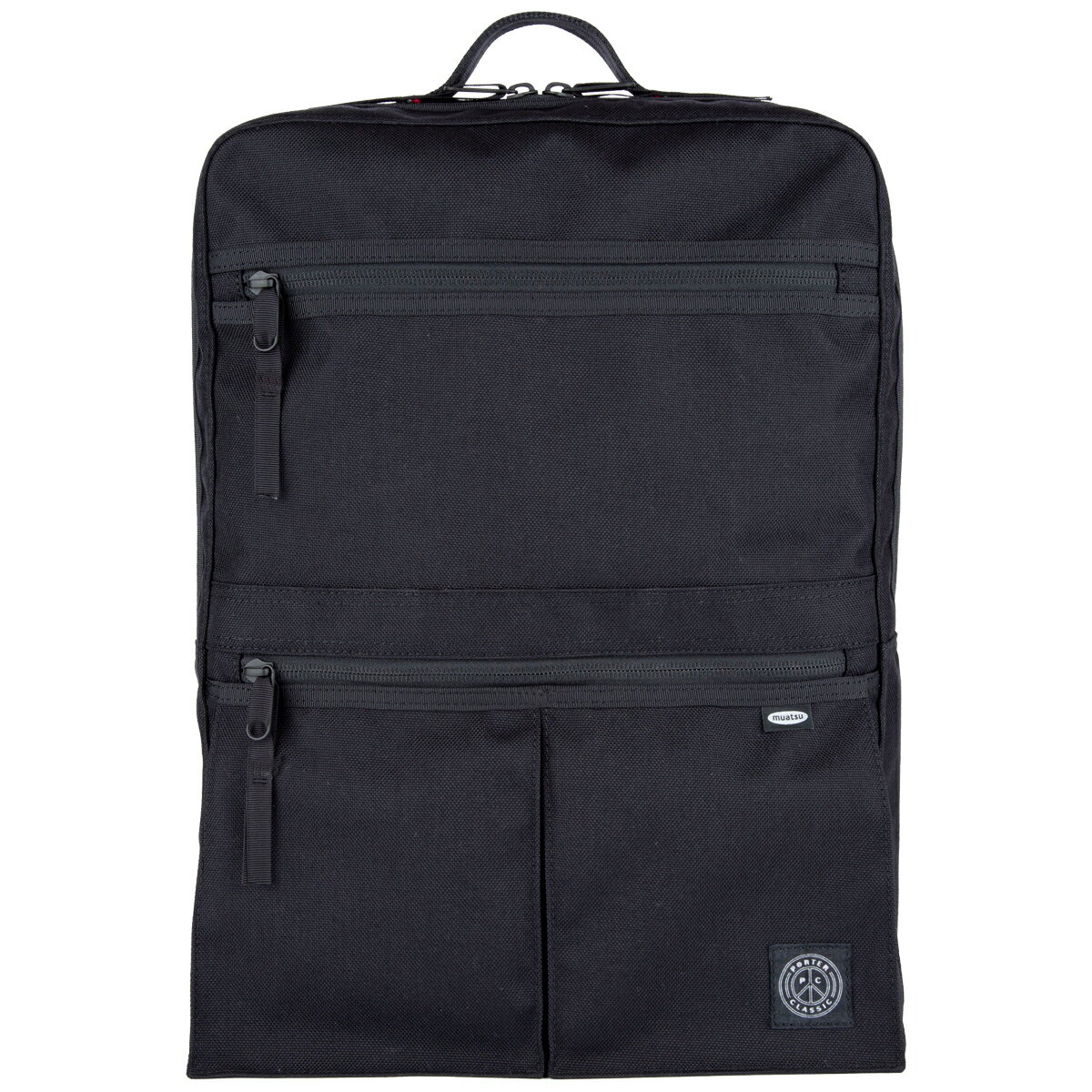 ポーター ビジネスリュック メンズ ポータークラシック Porter Classic ニュートン ビジネス リュックサック バックパック ムアツ muatsu NEWTON BUSINESS RUCKSACK M クッション 昭和西川 大容量 メンズ レディース ナイロン ビジネス オフィス MADE IN JAPAN 日本製 B4 lpc0502111-0010 BLACK ブラック 黒