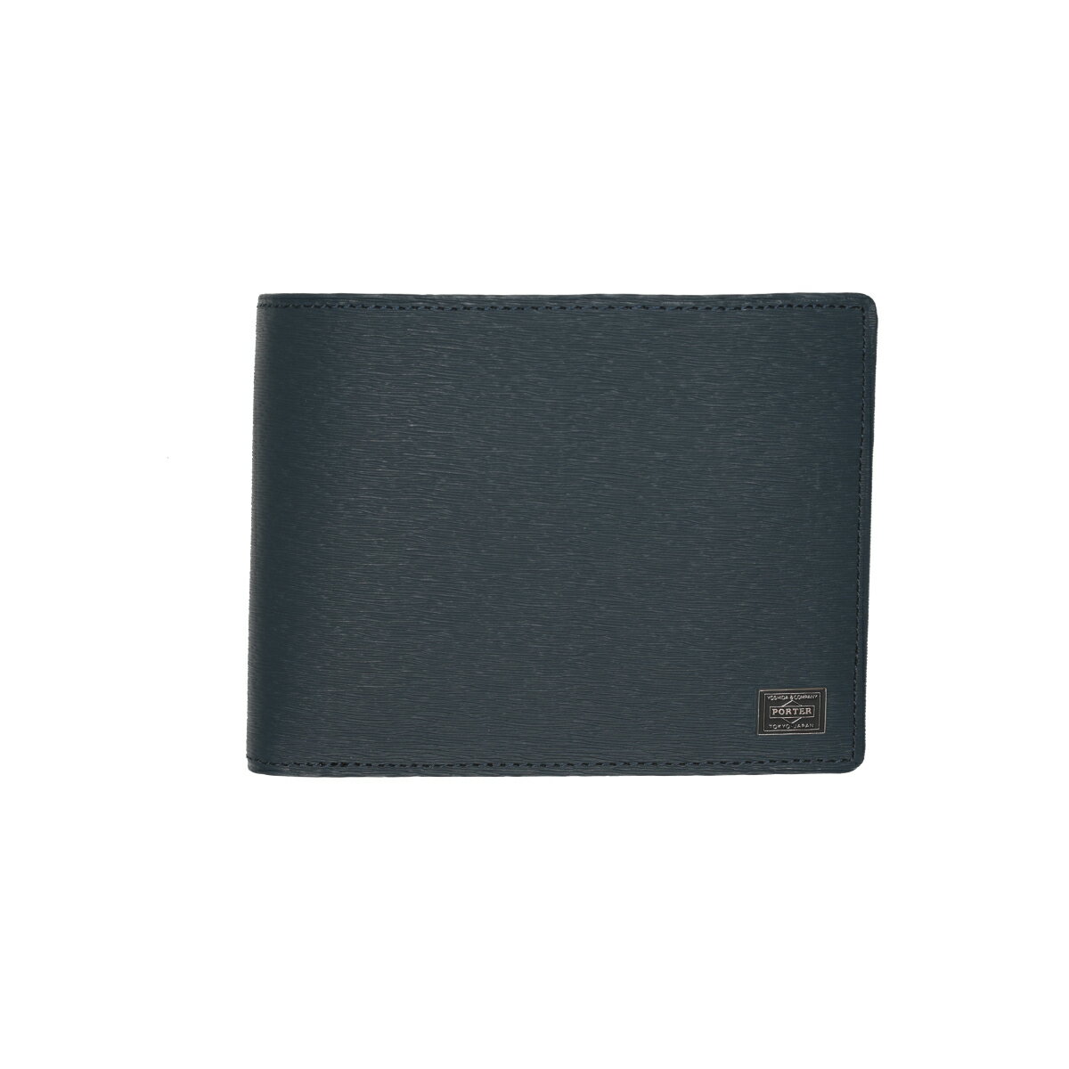 ポーター 革バッグ メンズ ポーター カレント ウォレット 052-02203 PORTER CURRENT 吉田鞄 二つ折り 財布 HALF FOLD WALLET シンプル スリム スマート ベーシック 小銭入れ付き 牛革 ステア レザー LEATHER ジャカード 鞣し MADE IN JAPAN 日本製 lyd05202203-0060 NAVY ネイビー 紺