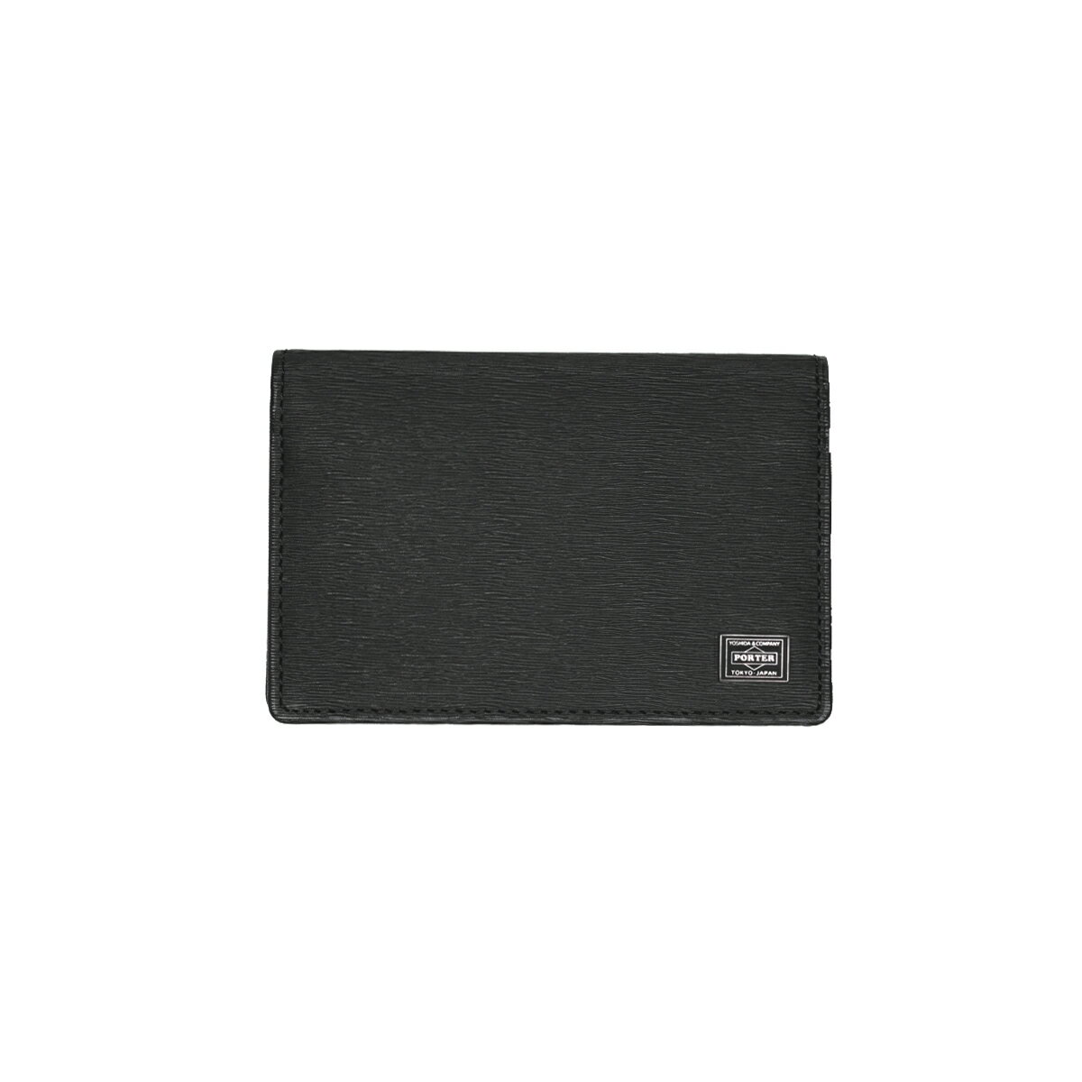 ポーター 名刺入れ ポーター カレント カードケース 052-02207 PORTER CURRENT 吉田鞄 CARD CASE 名刺入れ ビジネス スーツ オフィス 商談 シンプル スリム スマート ベーシック 牛革 ステア レザー LEATHER ジャカード 鞣し MADE IN JAPAN 日本製 lyd05202207-0010 BLACK ブラック 黒