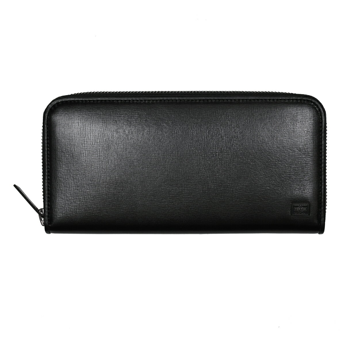 ポーター プリュム ロングウォレット 179-03867 PORTER PLUME 吉田鞄 ラウンド ファスナー ジッパー 長 財布 ROUND ZIPPER LONG WALLET ビジネス ベーシック 大容量 シンプル 上品 シャープ 経年変化 エイジング MADE IN JAPAN 日本製 lyd17903867-0010 BLACK ブラック 黒