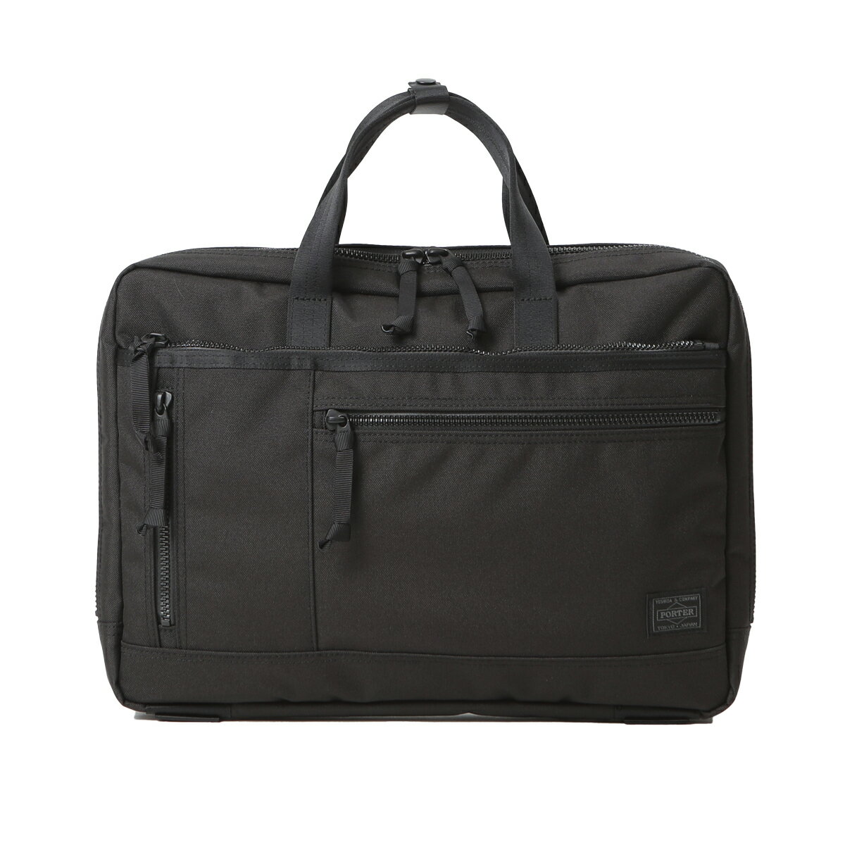 ポーター インタラクティブ 2WAY ブリーフケース(S) 536-17050 PORTER INTERACTIVE 吉田鞄 BRIEF CASE BAG ビジネス ショルダー A4 通勤 出張 薄マチ オフィス 大容量 撥水 軽量 メンズ レディース ユニセックス MADE IN JAPAN 日本製 lyd53617050-0010 BLACK ブラック 黒